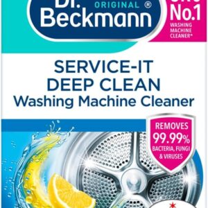 Dr. Beckmann Service-it Deep Clean Washing Machine Cleaner | Removes 99,99% of bacteria and fungi and viruses | eliminates bad odours | 250 g